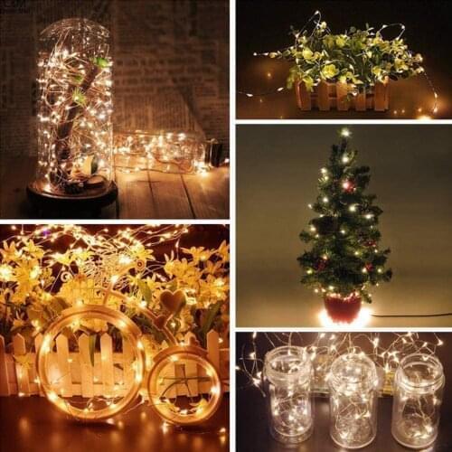 Christmas Tree Ornament Lighting Fairy Led Day Light With 5 Meters Battery