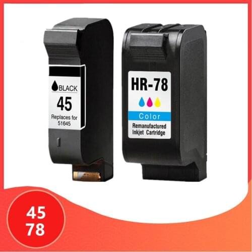 Compatible For HP45 For HP78 ink cartridges For HP 45 for hp 78 deskjet 1220c 3820 3822 6122 6127 930c 932c 940c 950c printers