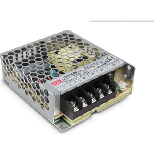 Taiwan Meanwell switching power supply LRS-50-50w 24 24 v 2.2 A industrial control ultra-thin warranty for 3 years