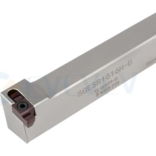 SGEL/SGESR1616H-D SGEL2020K-DF SGESR2525M CNC Small Diameter Face Grooving Turning Tools Lathe Machine Spring Steels Machining