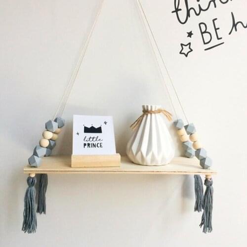 Cute Girl Wall Decoration Simple Solid Wall Decoration Living Room Wall Hanging DIY Wall Hanging Shelf Children Room Decoration