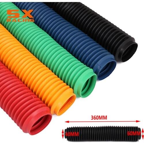 Motorbike 360MM Universal Fork Rubber Cover Shock Absorber Guard Protector For KTM EXC SX XC XCF XCW 125 150 250 350 450 530