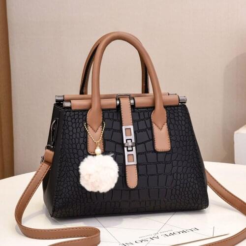 Female Bag Crocodile Pattern 2020 New Big Bag Elegant Fashion Large Capacity Trendy Lady Handbag Single Shoulder Big Bag