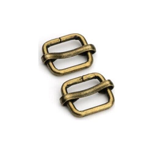 1/2 inch Inner (12mm ) Rectangular slider strap adjuster Bronze