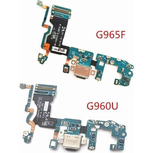 10X Dock Connector USB Charging Port Flex Cable For Samsung Galaxy S9 G960F G960U S9 Plus G965F G965U