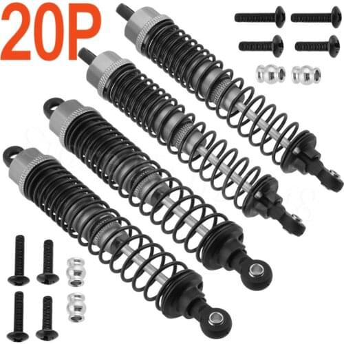 20pcs 511168 Oil Filled Assembled Aluminum Shock Absorber Front & Rear For 1/10 FS Racing Monster Truck TRUGGY Upgrade Parts