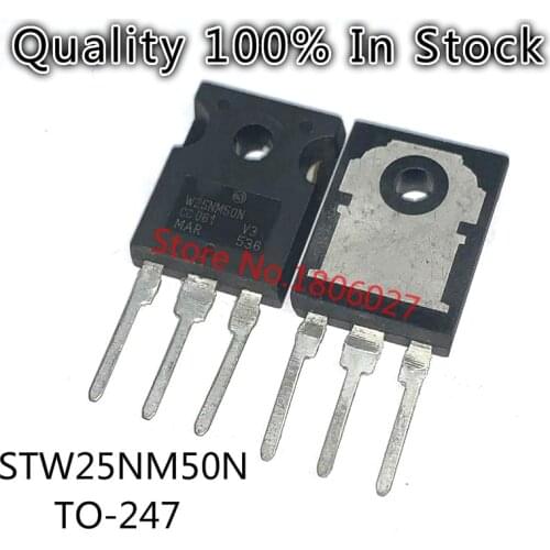 5PCS/lot W25NM50N STW25NM50N TO-247 550V 22A Spot hot sale