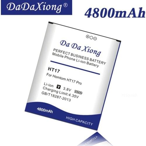 Da Da Xiong Original 4800mAh HT17 Battery for Homtom HT17 / HT17 PRO Phone Battery