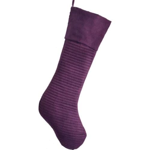 Free shipping Hot Sale Christmas Socks Suede Embroidery Christmas stockings PH2533