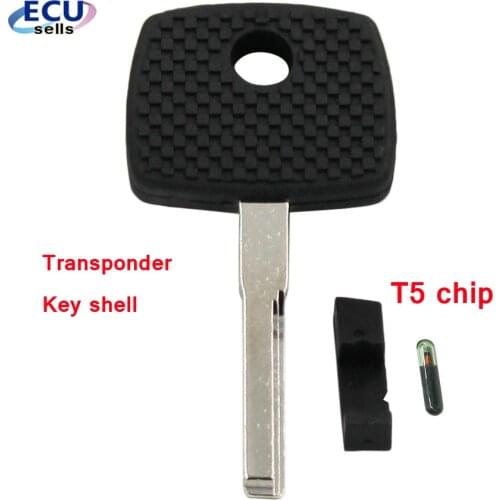 Transponder Car Key Shell Case For Mercedes Benz Vito Actros Sprinter V Class Cover With T5 chip HU64 Blade