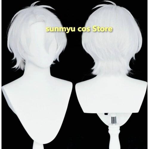 The Case Study of Vanitas Noe Archiviste Wig White Hair Cosplay Vanitasu no Karute Vanitas no Karte Noe Arushivisuto Cos