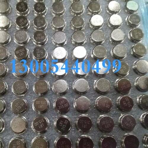 10pcs In-line sound meter filter DIP-3 TO-39 round 315M R315A silver plated +-75K