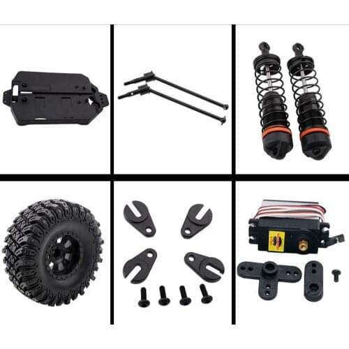 Hongnor Hongno HNR H9801 Original Car Accessories Chassis/Shock Absorber/Drive Shaft/CVD/Wheel Tire/Steering Servo for RC Cars