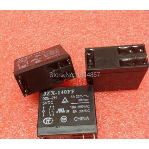 JZX-140FF-005-2H 6PINS 5VDC Power Relay original New