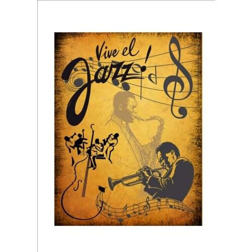 Letrero de Jazz, patio, fiesta de circo,entretenimiento, concierto, dormitorio, escuela, Puerta de Hierro, pintura de pared