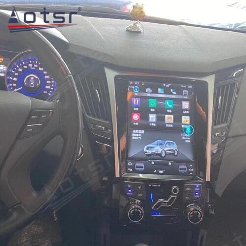 128G Tesla Screen Multimedia Stereo Android 9.0 Player For Hyundai Sonata 8 2012 2013 2014 GPS Navigation Audio Radio Head Unit