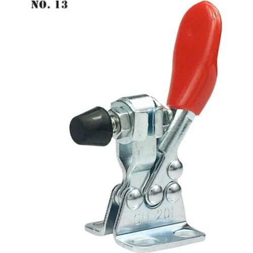 2Pcs Horizontal Toggle Clamp Quick-Release Toggle Clamps Set GH-201 Woodworking Fix Clip Tool for Carpentry Hand Tools