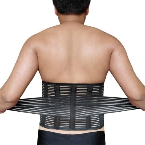 Waist Posture Corrector Belt Elastic Adjustable Neoprene Breathable Belt for Men Orthopedic Brace Lower Back Lumbar Support Belt