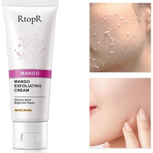 Purifying Mango Exfoliation Gel Whitening Moisturizer Skin Care Repair Facial Scrub Cleaner Acne Blackhead Treatment Removal