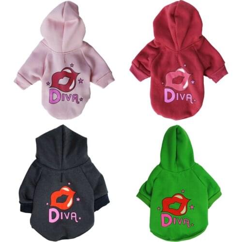 Autumn Winter Warm Pet Dog Hooded Coat Jacket Soft Fleece Dog Clothes for Small Dogs Chihuahua Pug Clothing Puppy Cat Pet Outfit