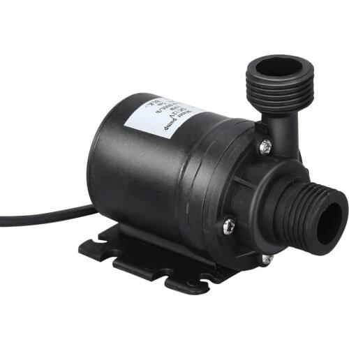 Professional Ultra Quiet Mini DC 12V Lift 5M 800L/H Brushless Motor Submersible Water Pump Multifunction Threaded Water Pump
