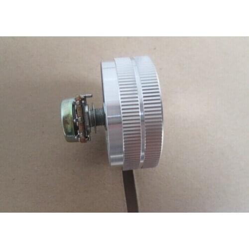 B100K with aluminum potentiometer knobs 50K Ohm Liner Taper Potentiometer Pot Rotary