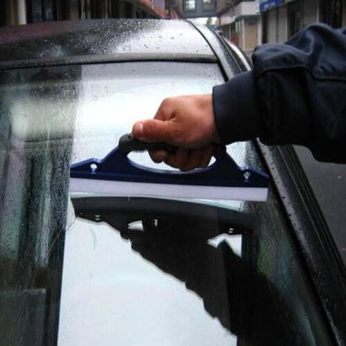 The car windscreen wiper scraper brush car with silicone wiper plate washing tools cleaning supplies Water scraping plate
