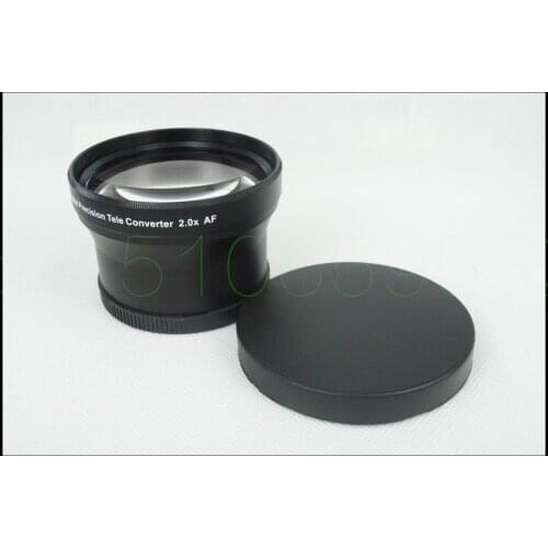 58mm 2.0x TELE Telephoto LENS for Digital Camera DSLR 58 2.0 Black
