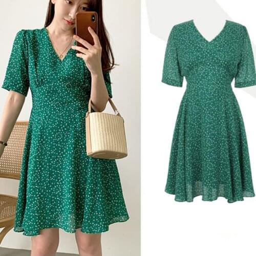 Зеленые летние платья Vinieer China At AliExpress