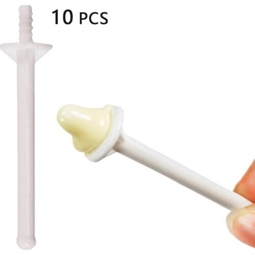 10Pcs Nose Wax Stick Nose Hair Removal Tool Hair Removal Wax Kit Beeswax Safe Formula Professional Hair Removal Accessories