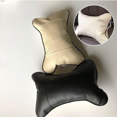 2pcs Car neck pillows universal headrest case for FIAT EVO Sedici Linea Bravo FCC4 Viaggio Coroma Ottimo Uno