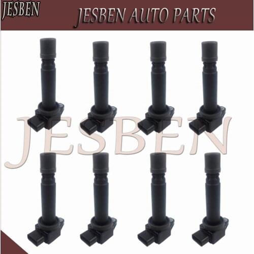 8PCS 099700-0890 8687939 Ignition Coil Fit For VOLVO S80 2 mk2 XC90 mk1 4.4L V8 2005-2012 B8444S 232KW NO# 0997000890 UF574