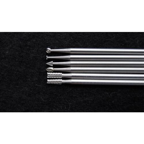 6PCS mixed Steel Burs for Dremel Power Tool Accessories Rotary Bur Rotary Tools Steel Burs Abrasive Tool for Jewelry Making