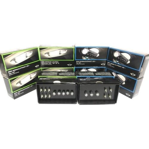 Brand New LED Material MINI Interior Lighting For Mini All model Set of 7 & Set of 11 (1 Pcs/Set)