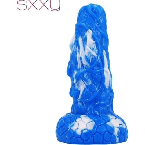 SXXY Veins Butt Plug Deep Texture Ents Anal Toys for Anus Massage Sex Shop Big Silicone Dildo Fake Penis for Female Masturbate
