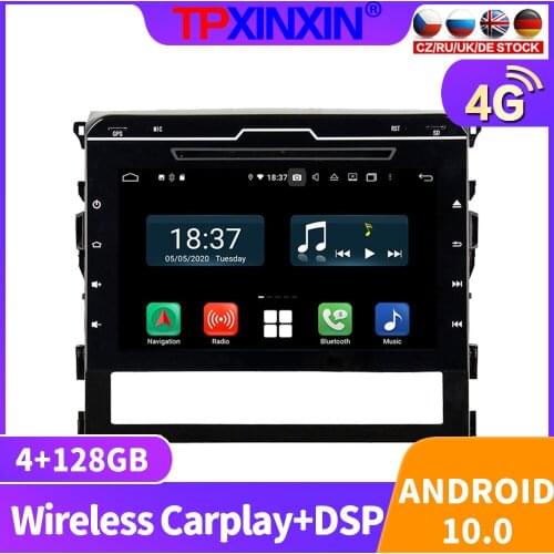 128GB For Toyota Land Cruiser 2016 - 2019 Car Radio Multimedia Video Recorder Player Navigation GPS Android 10 Auto 2din DVD