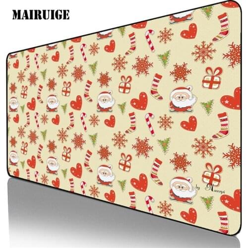 Mairuige Christmas Pattern Large Mouse Pad Computer Decoration XXl Anime Mousepad Pc Laptop Gaming Accessories Desk Mat Carpet
