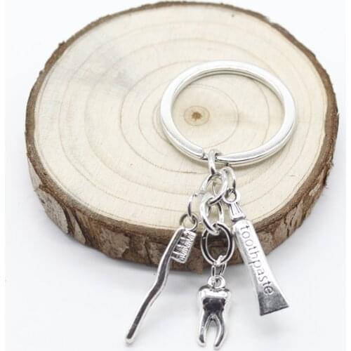 New Creative Charm Jewelry Dentist Gift Dentist Key Chain Dental Assistant Dental Hygienist Gift Key Chain
