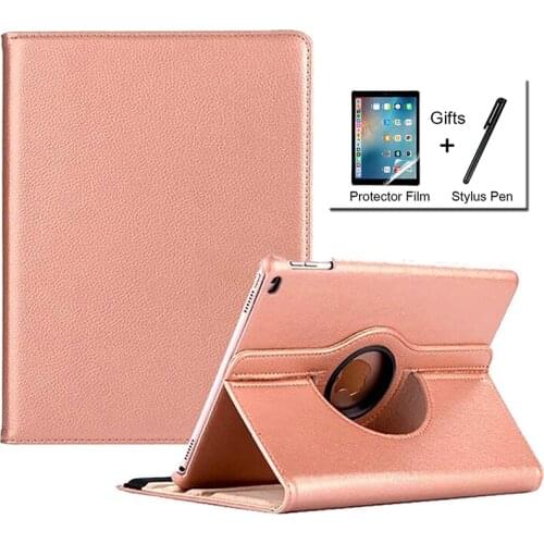 Case For iPad 2 3 4 5 6 7 8 Air 2 3 4 10.5 10.2 9.7 11 Pro Mini 2 3 4 5 Tablet Cover 360 Degree Rotation PU Leather Stand Cover
