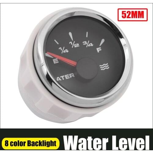 Marine Boat Water Level Gauge 0~190 ohm Car Water Tank Level Gauge For Auto Truck Meter 9-32V