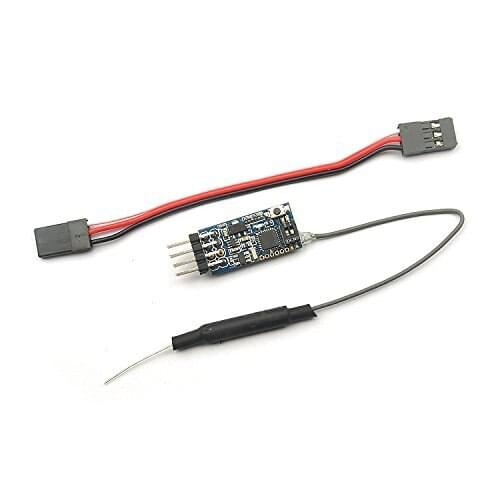 F19760 Mini FD802 8CH Two-way Pass Back 8 Channels Receiver with Amplifier for Frsky X9D QX90 QX80 Micro Racing Quadcopter
