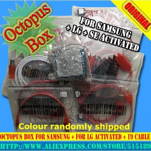 Gsmjustoncct 100% original Octopus Box for Samsung& LG &SE Unlimited Activated(packagewith39 Cables)ForS5 N900T&N900A&N9005