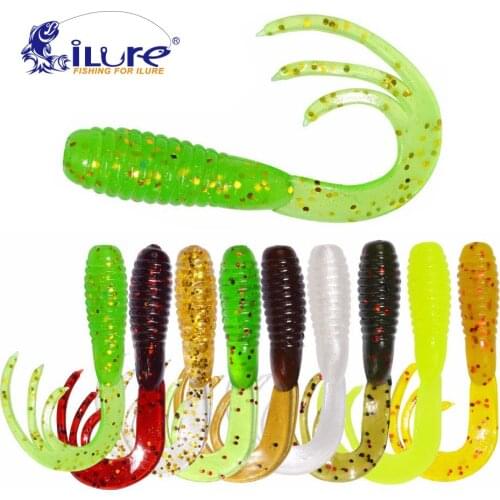 ILure 50 Pcs/lot Fishing Soft Lure 38mm 0.7g Soft Bait Swimbait Claw Bait Artificial Bait Fishing Lures Fishing tackle Crankbait
