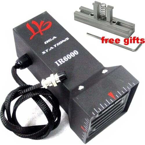 Infrared Upper Heater Dark Top Head With Case Fan 7 Pins Connector For BGA Rework Station Spare Parts DIY IR6000 IR6500 IR8500