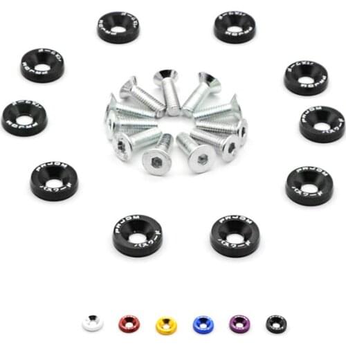 Aluminum Fender Washers kit 1set=10pcs washers and bolt FS-JDM04