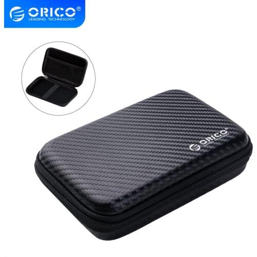 ORICO 2.5 Hard Disk Case Portable HDD Protection Bag for External 2.5 inch Hard Drive/Earphone/U Disk Hard Disk Drive Case Black