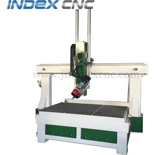 Best price aman 1530 1325 2030 4 axis cnc router engraver machine for wood mold, aluminum mold