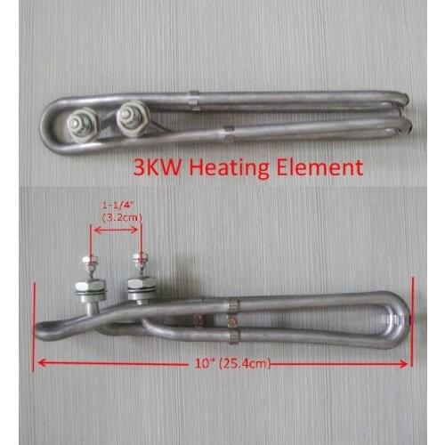 Hot Tub Spa Heater Element Flo Thru 3KW 240V 10"-25.4cm replace balboa M7 heater,Gecko heating element 3000W