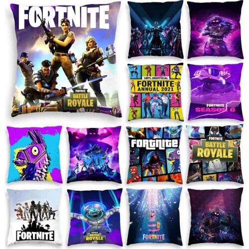 Fortnite Cushion Cover Pillow Cover Hot Game Throw Pillow Home Decoration 45x45cm Pillowcase