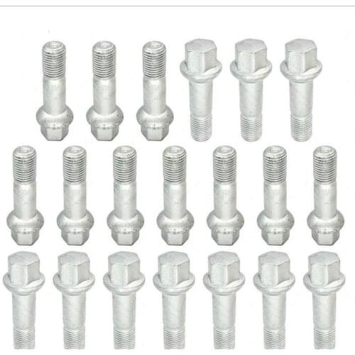 NEW Fit W220 W204 W164 W25 20PCS Wheel Lug Bolts Nuts KIT 0009905307